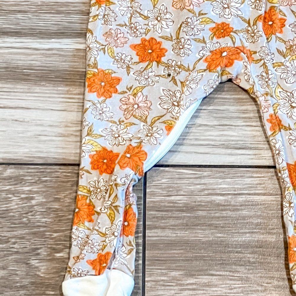 Milkbarn Vintage Floral Poppy Coverall, Size 6-9M - Picture 4 of 4